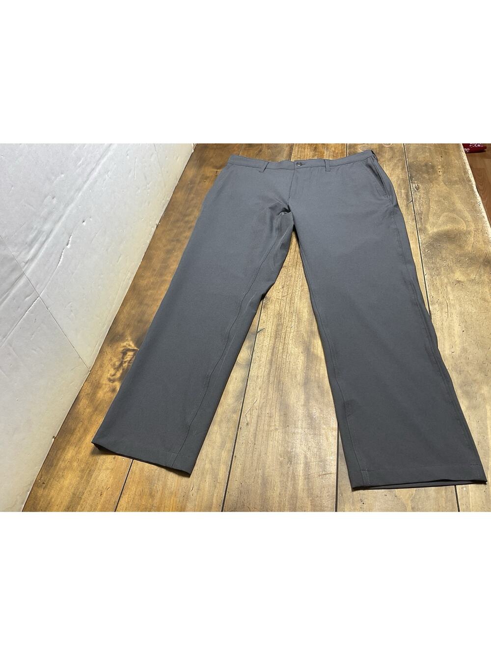 Bluffworks Pants Mens 35x30 Envoy Travel Gray Lightweight Chino [Actual 35x28
